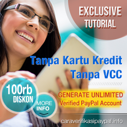 Rahasia Verifikasi PayPal 250x250