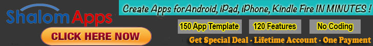 ShalomApps - iPhone, iPad, Android, Amazon Kindle Mobile App 728x90
